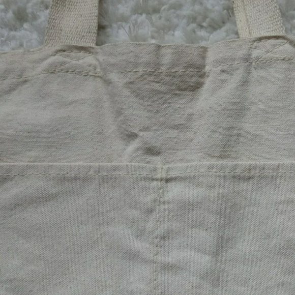 Natural Canvas Shopping Tote - Picture 3 of 3